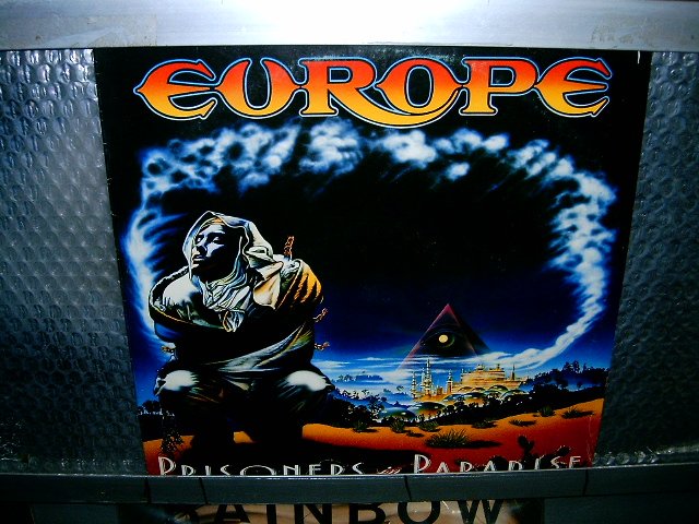 EUROPE prisioners in paradise LP 1991 HARD ROCK