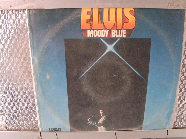 ELVIS moody blue LP 1977 ROCK**