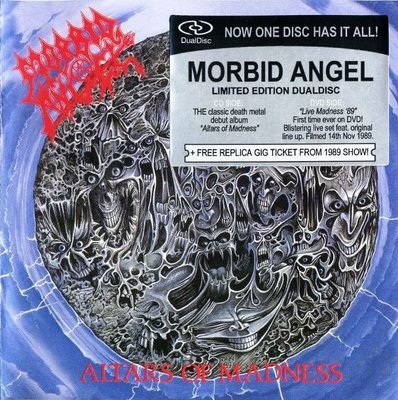 MORBID ANGEL altars of madness CD + DVD 1989 DEATH METAL
