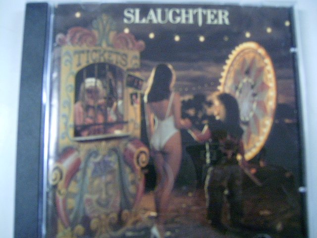 SLAUGHTER stick it live CD 1990 HARD ROCK