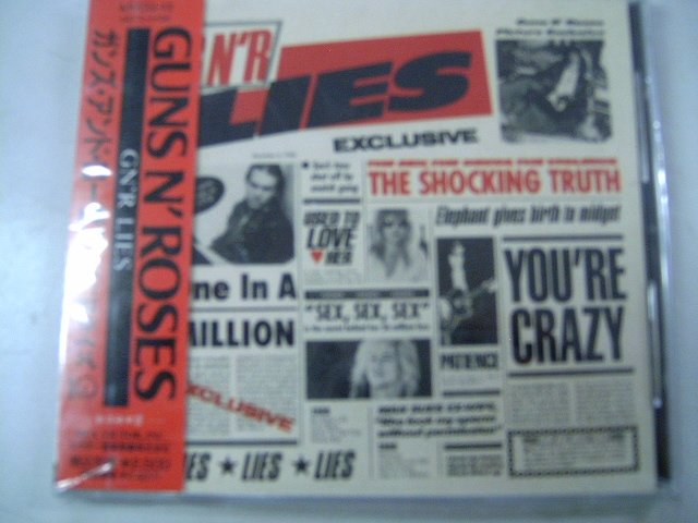 GUNS N' ROSES g n'lies CD 1986 HARD ROCK