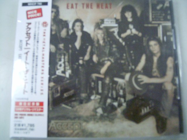 ACCEPT eat the heat CD 1989 HEAVY METAL