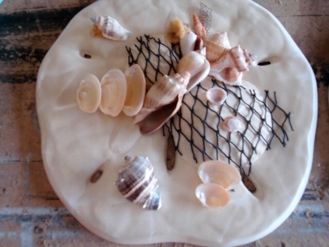 Sand Dollar Wall Plaque Cream Color w/Subtle tan