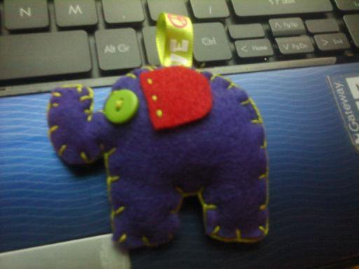 elephant keychain