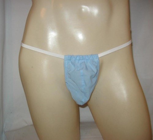 Men's Thong Hot POCKET Vintage Egyptian Cotton SKY 2HP1