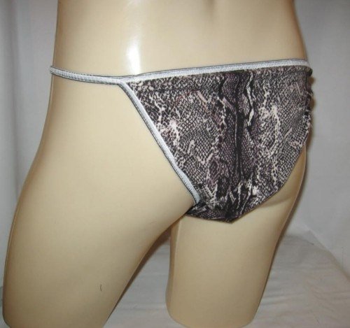 MEN Bikini Cotton SEAMLESS White Python 3BOD3