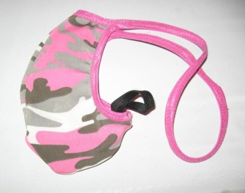 Men's Backless Thong Enhancer Sock Pink CAMO 3SOK2
