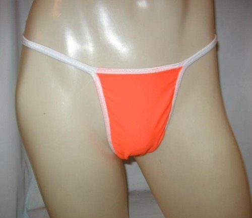 Men's Thong Underwear g String Wild Hot ORANGE 3TB1