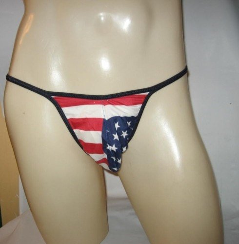 Mens American Bikini Brief FLAG Nylon PATRIOT 4FB57