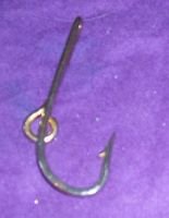 Mustad Fish Hook Silver Plated Money Clip.... FREE SHIPPING