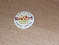 HARD ROCK "Save The Planet" BUTTON w/ FREE SHIPPING!!