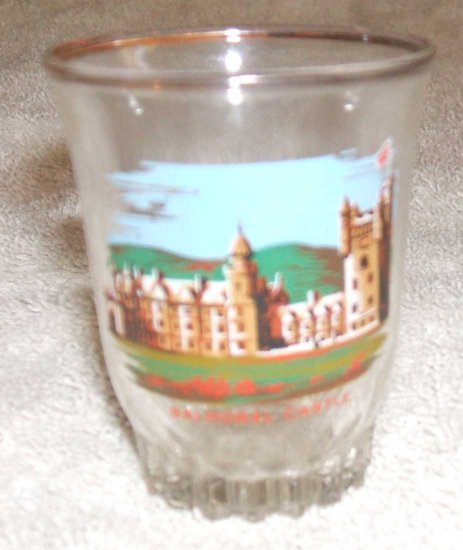Shot Glass from Castle Balmoral England... Vintage Collectible! FREE SHIPPING!