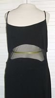 Long Black Cocktail Evening Party Dress by Shell Segal Canada 1990s... FREE SHIPPING!