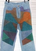 Denim Jeans Suede Patchwork Don't Stop Size 11 / 12 Juniors ...