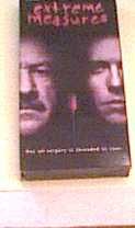 Extreme Measures w/ Gene Hackman & Hugh Grant... VHS EDITION