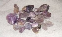 7 Oz Raw Amethyst & Quart Crystal Chips...