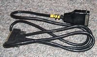 Serial to Parallel Printer Cable Vintage Grey