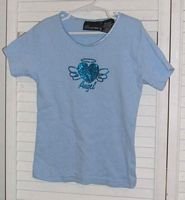 Blue Cotton Angel T Shirt by No Boundaries Size 10 / 12