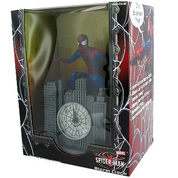 Marvel Comics Spiderman Clock by Tek Time