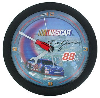 Dale Jarrett NASCAR Wall Clock w/ Flashing Headlights!