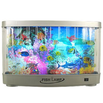 Revolving Tropical Fish Lamp by Premier