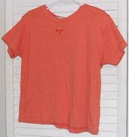Orange Cotton T Shirt by Girl Tribe Size 10 / 12
