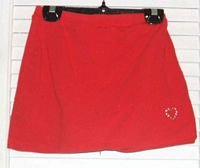 Red Cotton Stretch Skorts by Hearts Size XL