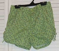 Lime Green Floral Shorts No Boundaries Sz 14
