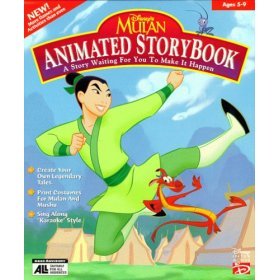 Disney's Mulan Animated Storybook CD Software Game