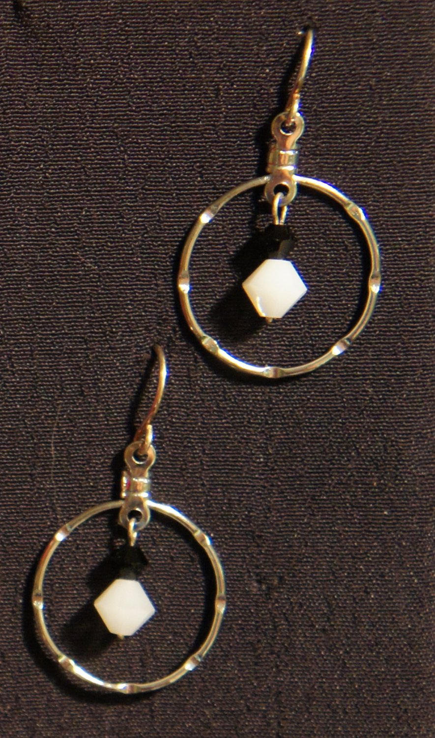 Jana Earrings- Black and White