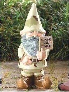 Support Our Troops Gnome