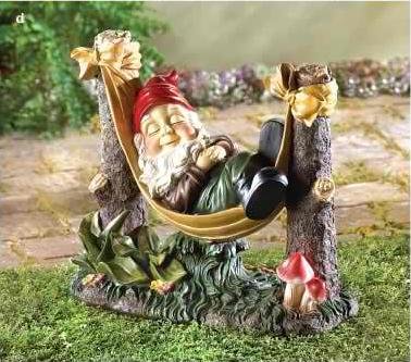 Slumbering Gnome Statue