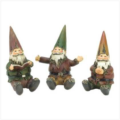 Mini Gnome Garden Trio