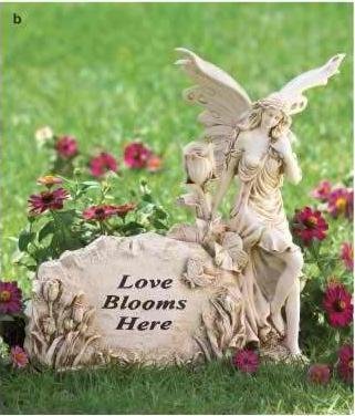 Love Blooms Here Garden Stone