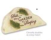 Sleeping Garden Stone & Key Hider