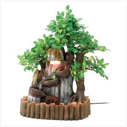 Bonsai Water Wheel Fountain