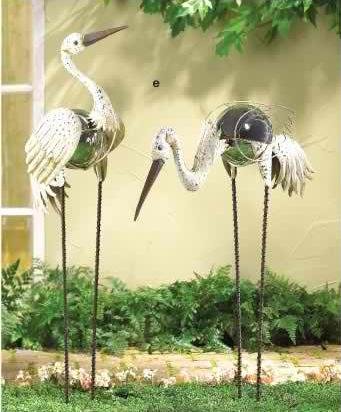 Gazing Ball Cranes