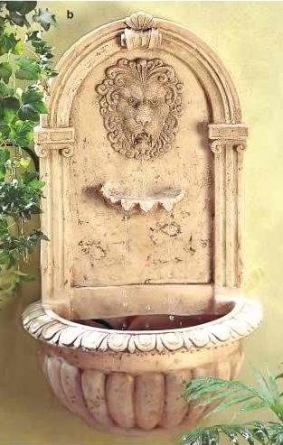 Lion Head Wall Fountain