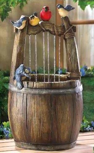 Cottage Wishing Well Fountain