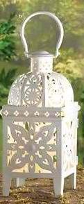 White Medallion Lantern