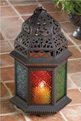 Moroccan Style Tabletop Lantern