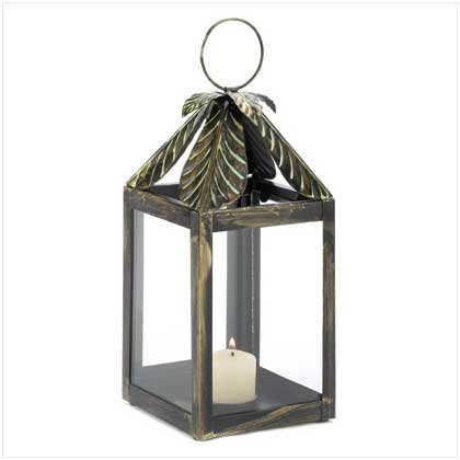 Palm Leaf Candle Lantern