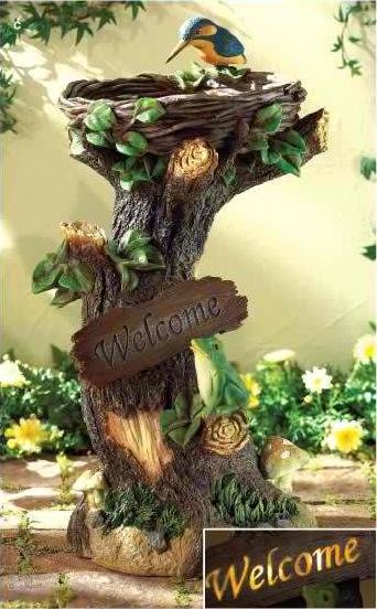 Bird's Nest Solar Birdfeeder