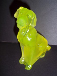 crystal labrador figurine