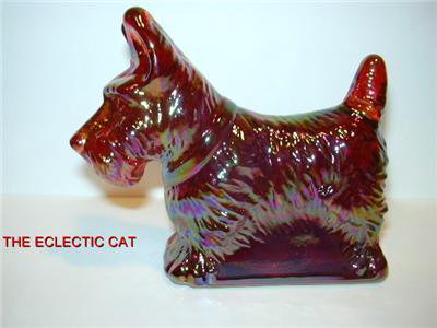 glass scottie dog figurine