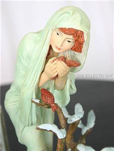 ALPHONSE MUCHA FOUR SEASONS WINTER MAIDEN ART NOUVEAU STATUE SCULPTURE FIGURINE