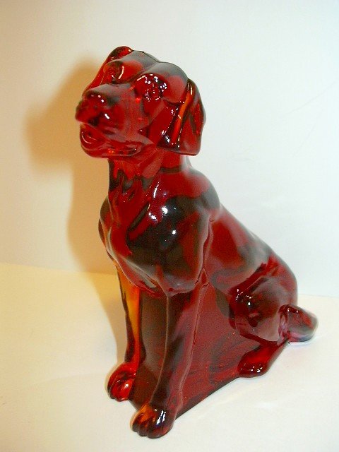 crystal labrador figurine