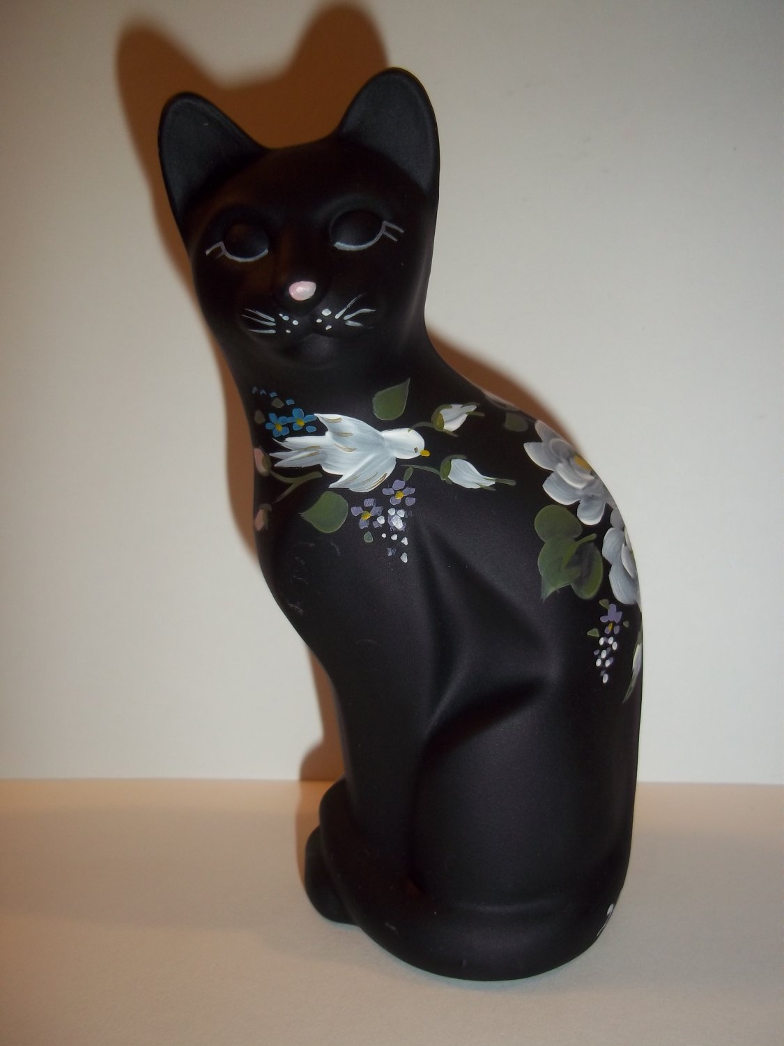 fenton art glass cat figurines