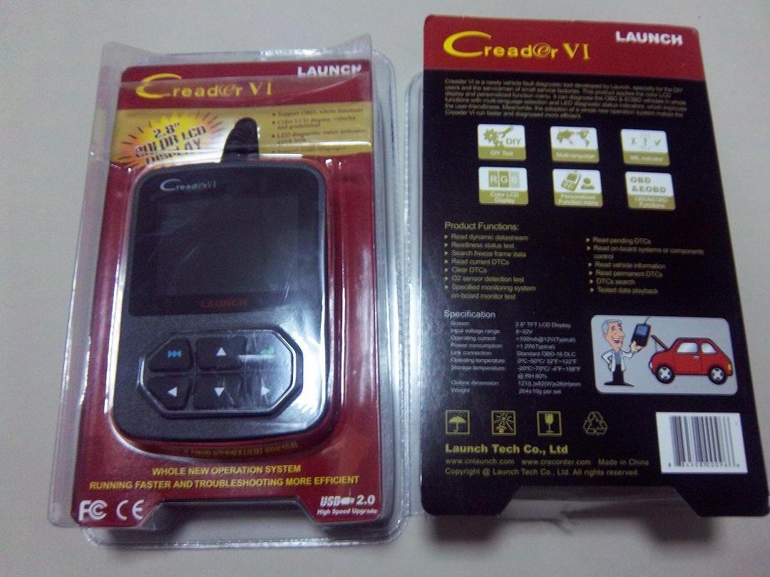 Newest OBD II code reader Creader VI - Fast Shipping