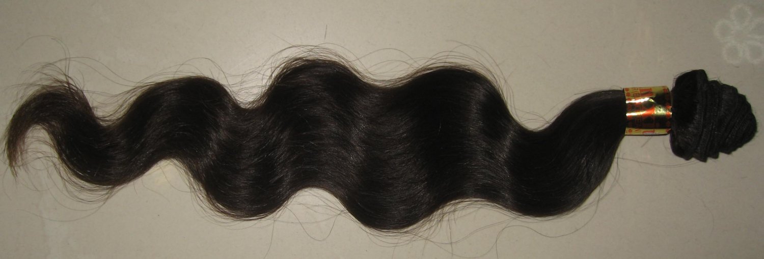 22in European hair hand tied micro thin weft body wave